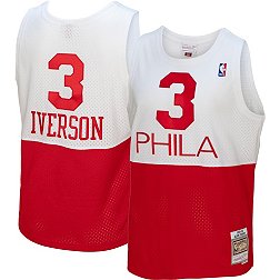 Mitchell & Ness Men's 2003 Philadelphia 76ers Allen Iverson #3 White Hardwood Classics Swingman Jersey