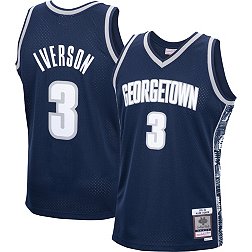Mitchell & Ness Men's Georgetown Hoyas #3 1995-96 Blue Jersey - Big and Tall