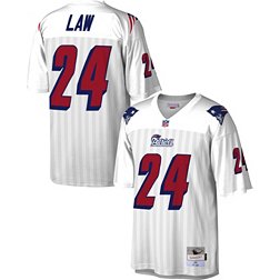 Mitchell & Ness Men's New England Patriots Ty Law #24 1995 White Jersey