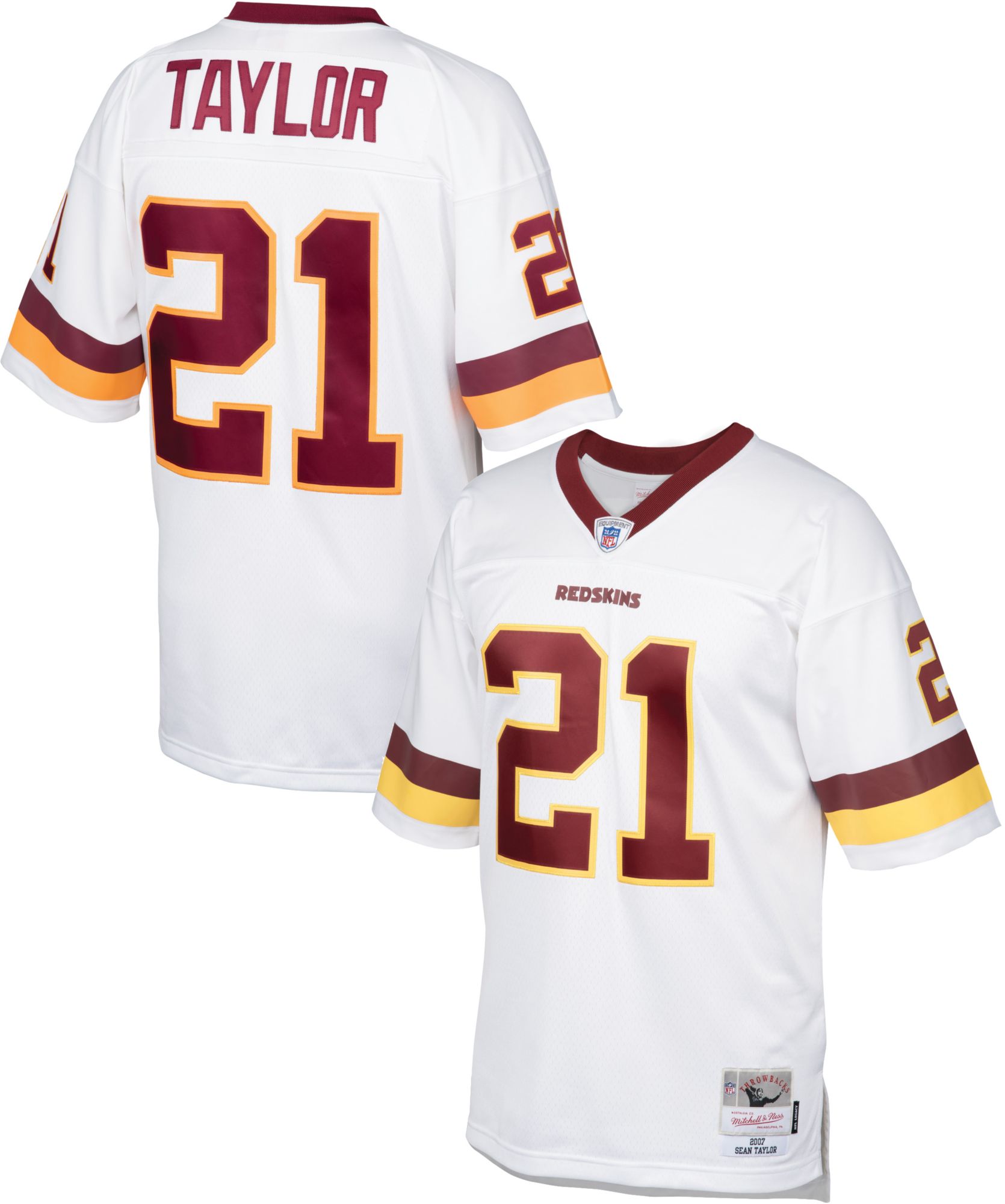 Mitchell &amp; Ness Men's Washington Commanders Sean Taylor #21 2007 Throwback Jersey