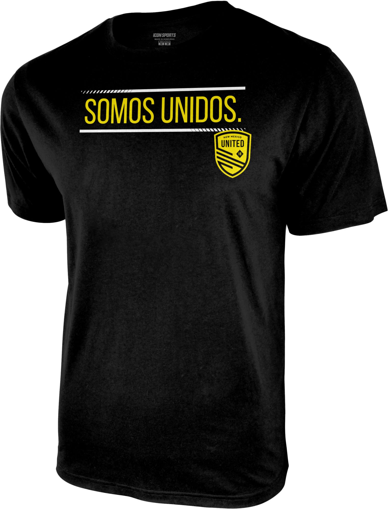 Icon Sports Group New Mexico United Logo Black T-Shirt