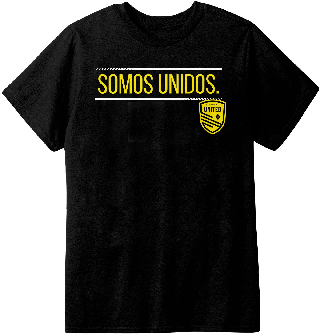 Icon Sports Group Youth New Mexico United Logo Black T-Shirt