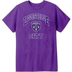 Icon Sports Group Youth Louisville City FC Logo Purple T-Shirt