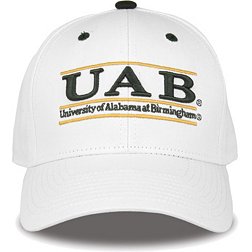 The Game Men's UAB Blazers White Bar Adjustable Hat