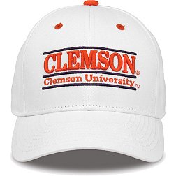 The Game Men's Clemson Tigers White Bar Adjustable Hat