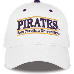 The Game Men's East Carolina Pirates White Nickname Adjustable Hat