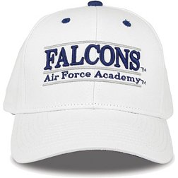 The Game Men's Air Force Falcons White Bar Adjustable Hat