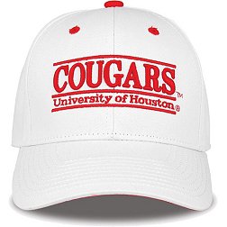 The Game Men's Houston Cougars White Bar Adjustable Hat