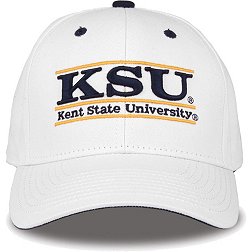 The Game Men's Kent State Golden Flashes White Bar Adjustable Hat