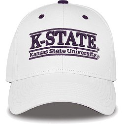 The Game Men's Kansas State Wildcats White Bar Adjustable Hat
