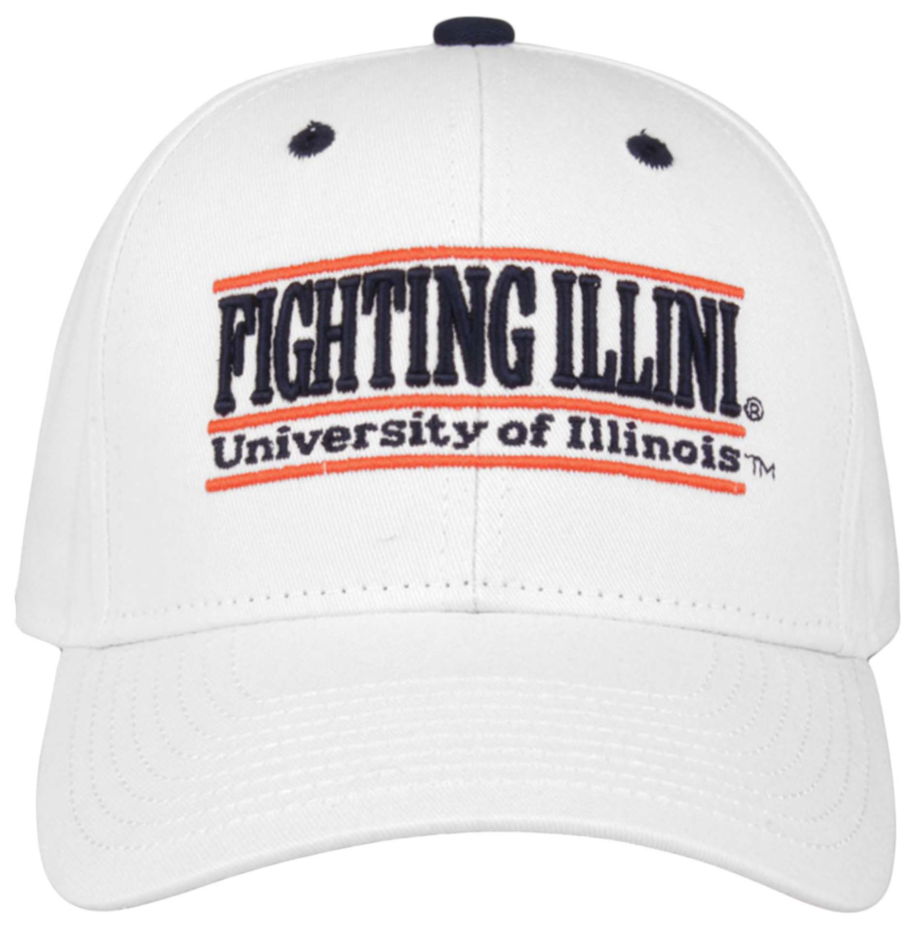 The Game Men's Illinois Fighting Illini White Nickname Adjustable Hat