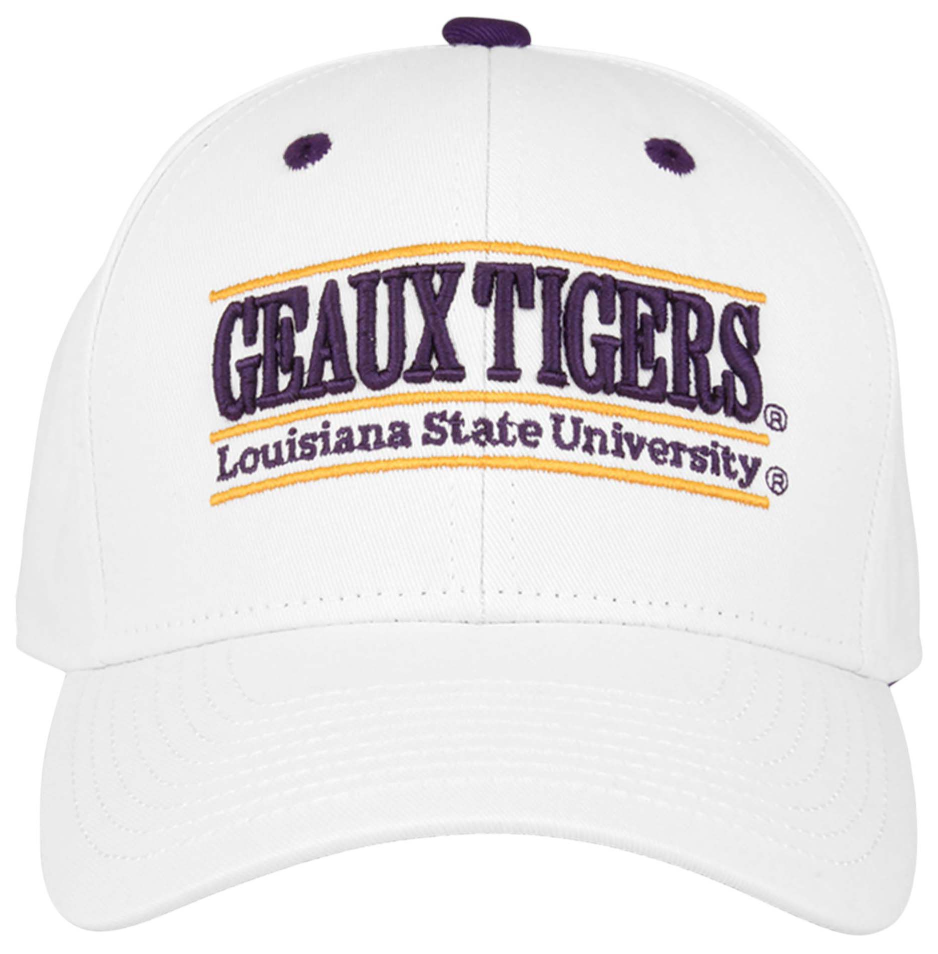 The Game Men's LSU Tigers White Nickname Adjustable Hat