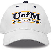 The Game Men's Michigan Wolverines White Bar Adjustable Hat