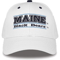 The Game Men's Maine Black Bears White Bar Adjustable Hat