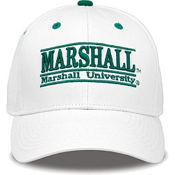The Game Men's Marshall Thundering Herd White Bar Adjustable Hat