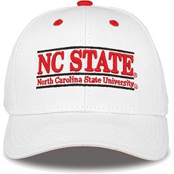 The Game Men's NC State Wolfpack White Bar Adjustable Hat