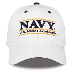 The Game Men's Navy Midshipmen White Bar Adjustable Hat