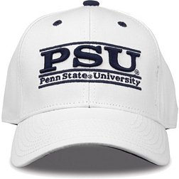 The Game Men's Penn State Nittany Lions White Bar Adjustable Hat