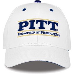 The Game Men's Pitt Panthers White Bar Adjustable Hat