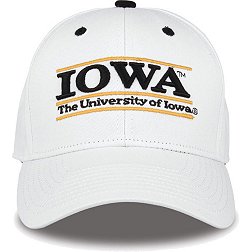 The Game Men's Iowa Hawkeyes White Bar Adjustable Hat