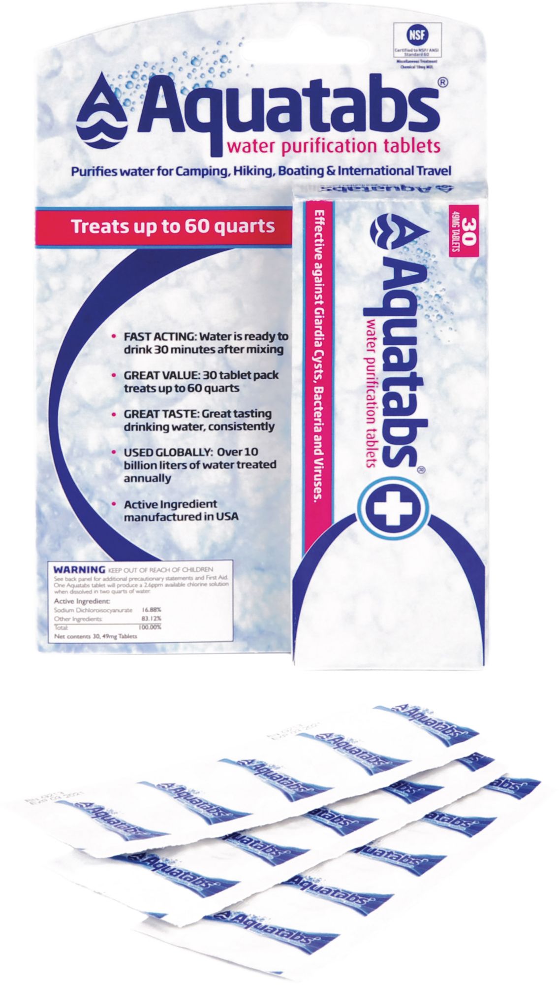 MSR Aquatabs 30 Count