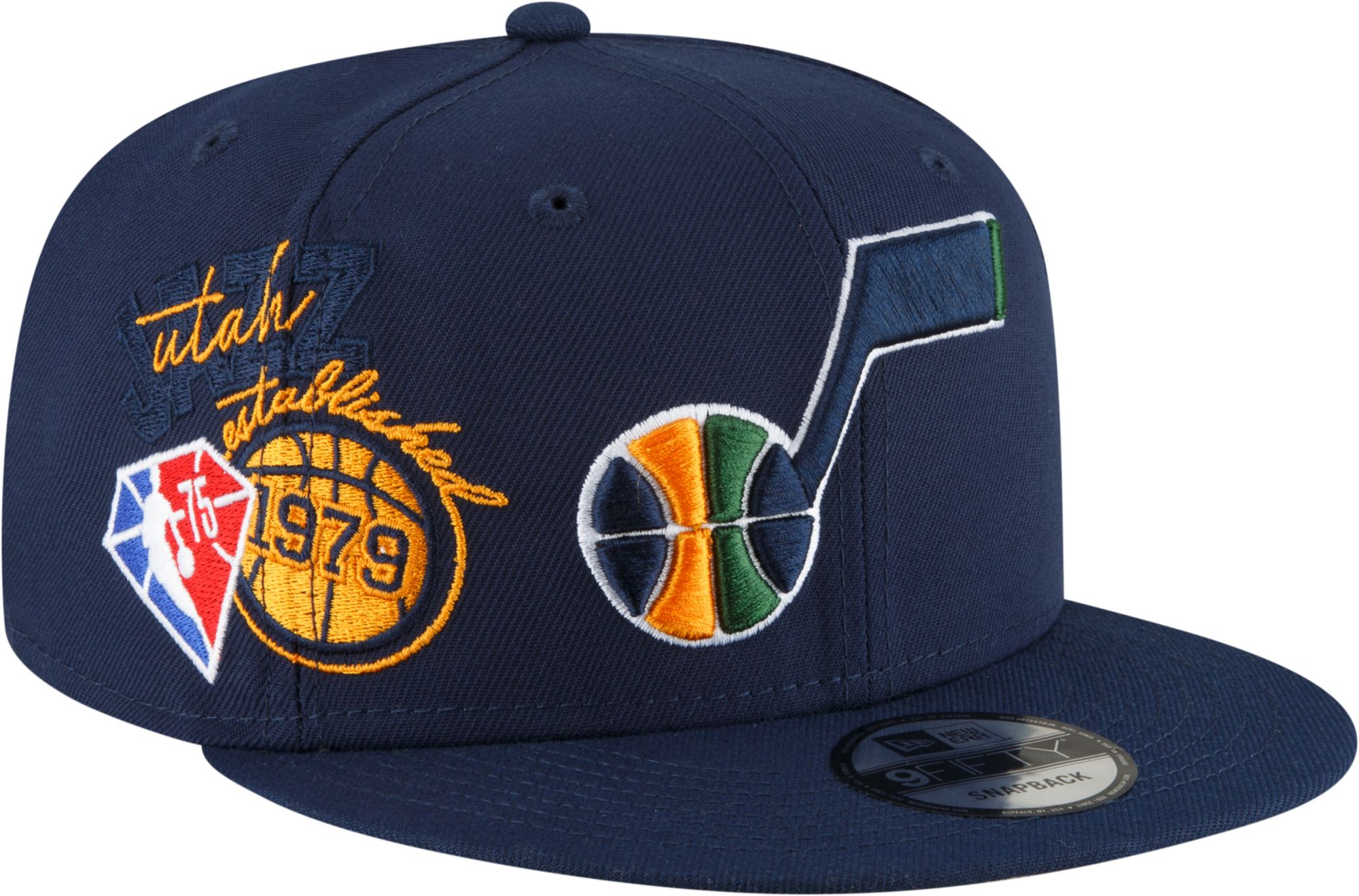 Men's Utah Jazz New Era Black 2021/22 City Edition Official 59FIFTY Fitted  Hat
