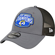 New Era Adult Los Angeles Rams 2021 NFC West Division Champions Locker Room 9Forty Adjustable Hat
