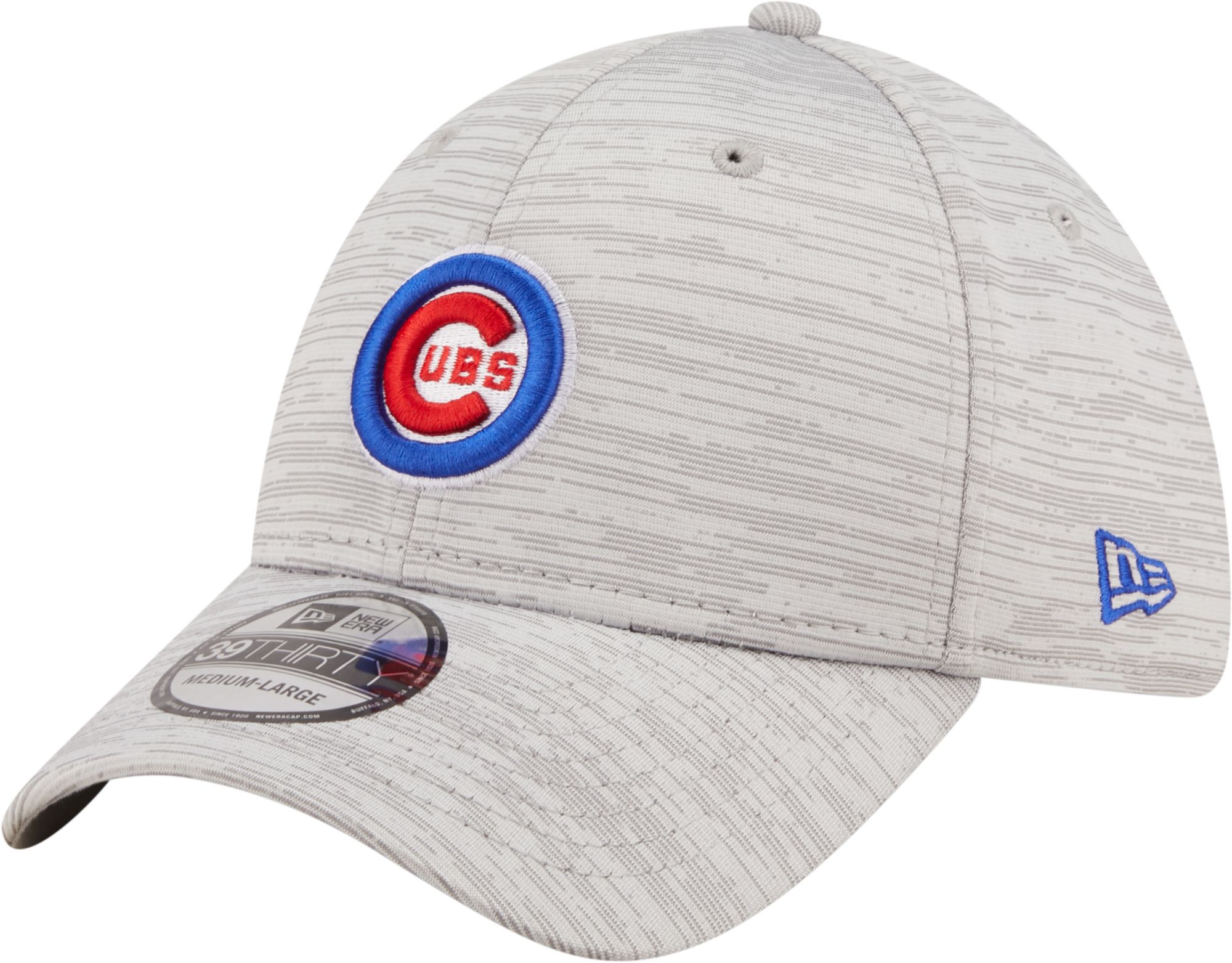 New Era / Men's Chicago Cubs Grey 39Thirty Stretch Fit Hat