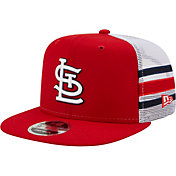 New Era Men's St. Louis Cardinals 9Fifty Red Stripe Adjustable Hat