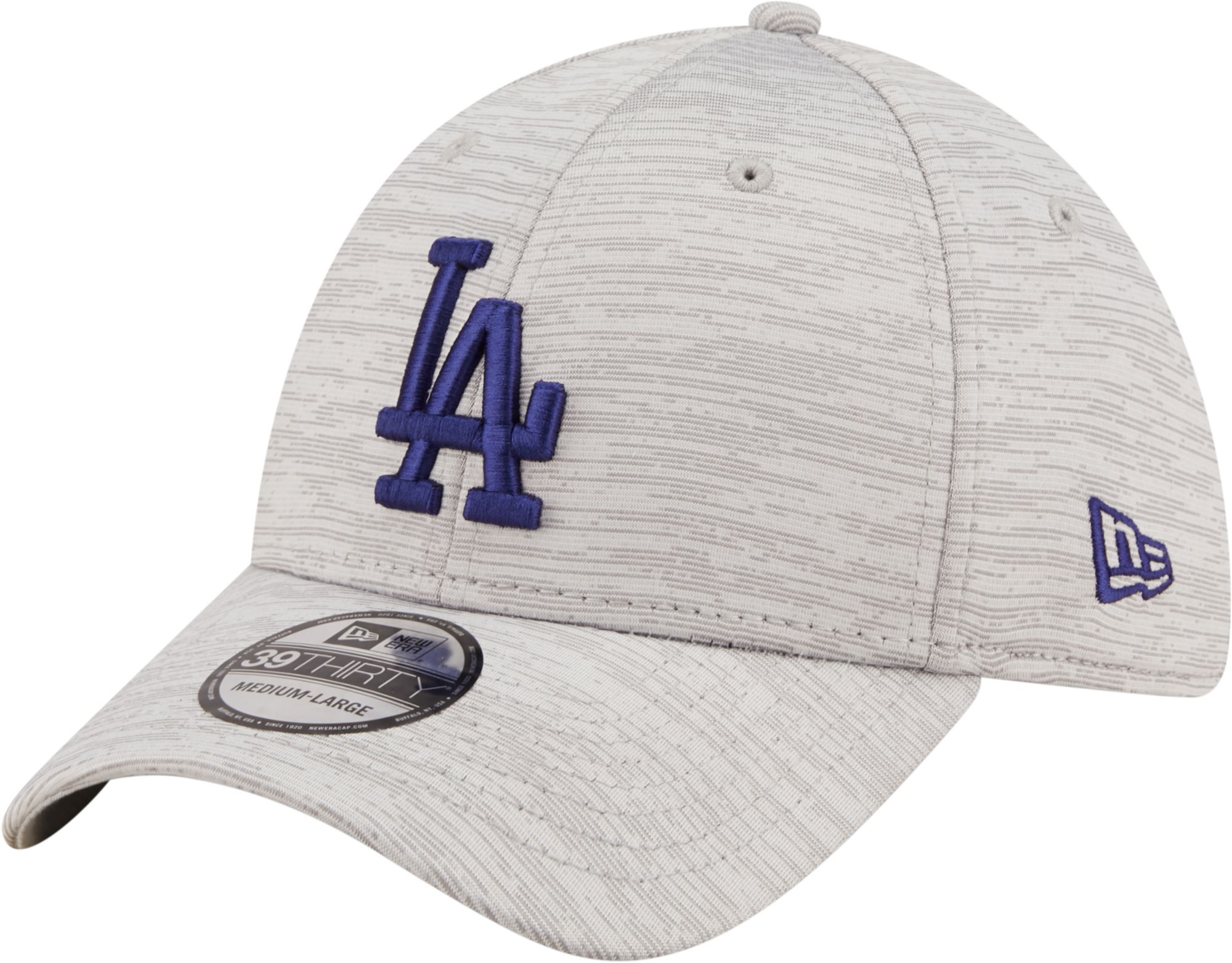 New Era / Men's Los Angeles Dodgers Gray 39Thirty Stretch Fit Hat