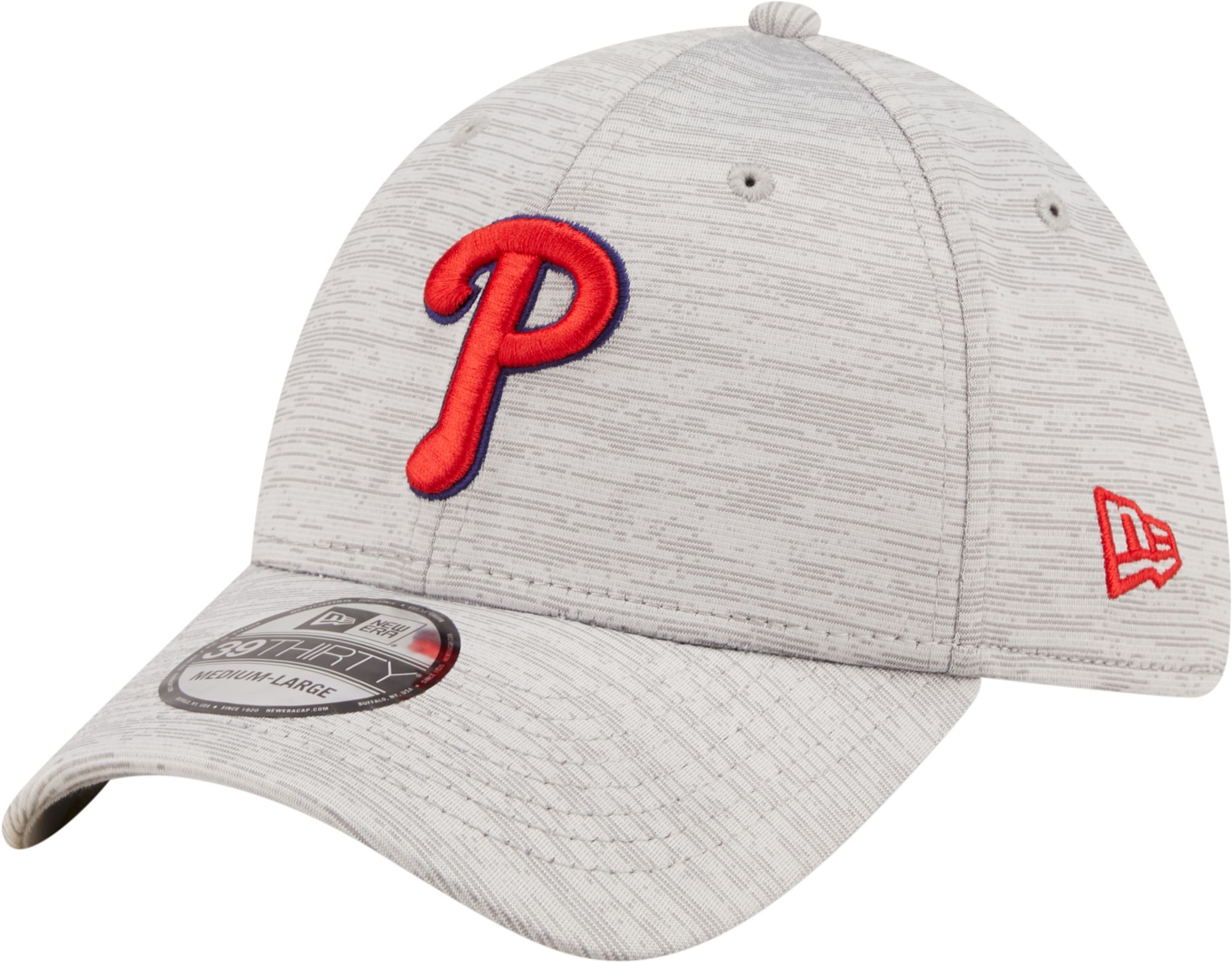 New Era / Men's Philadelphia Phillies Gray 39Thirty Stretch Fit Hat