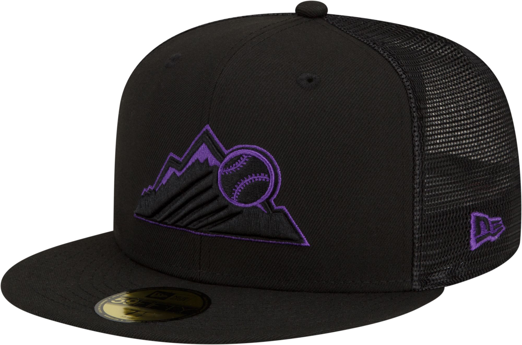 Men's New Era Gray Colorado Rockies Color Pack 59FIFTY Fitted Hat