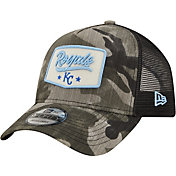 New Era Men's Kansas City Royals Camo Patch 9Forty Adjustable Hat