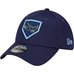 New Era Men's Tampa Bay Rays Navy Distinct 39Thirty Stretch Fit Hat