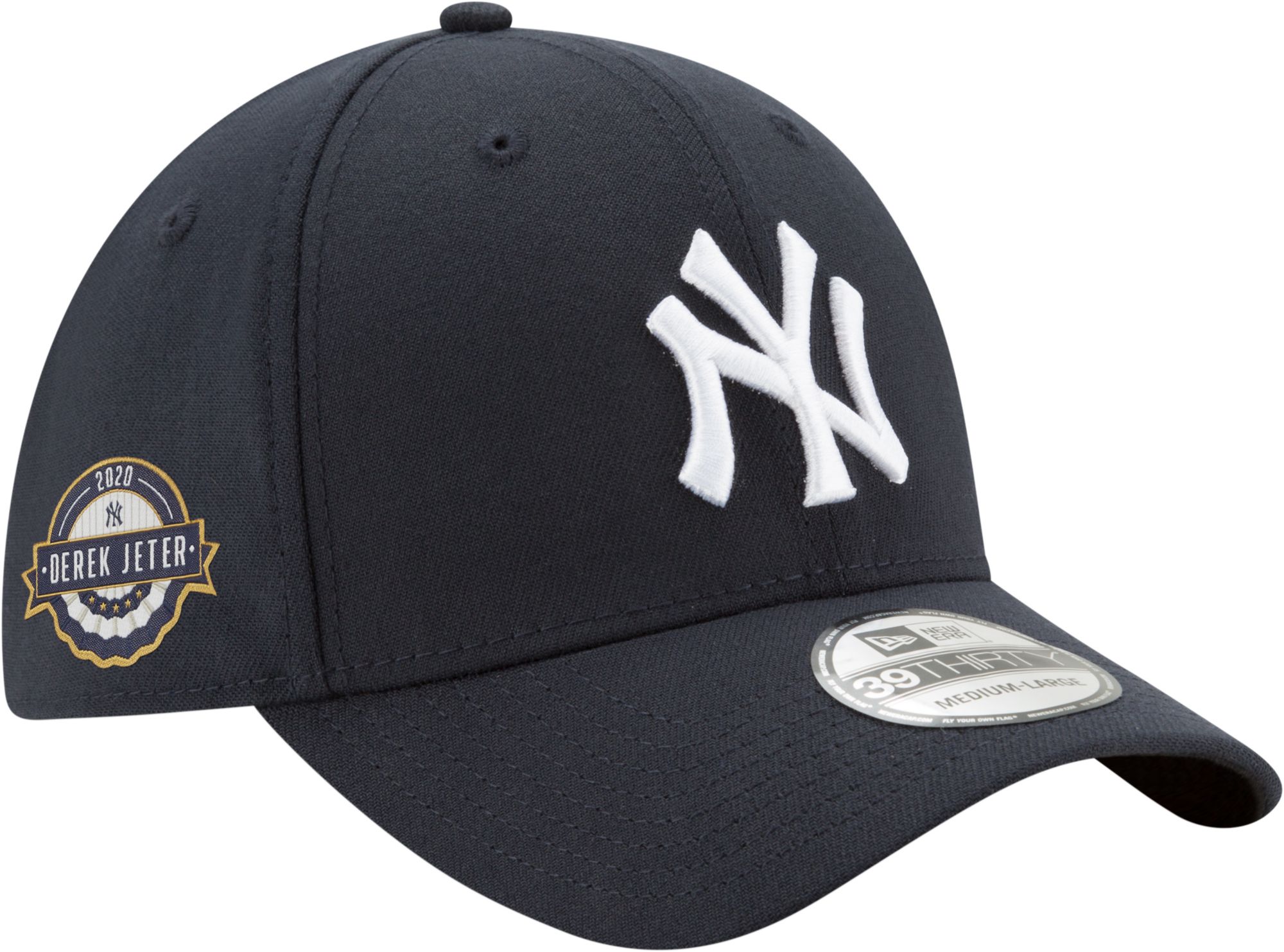 Men's New York Yankees Derek Jeter Nike White/Navy 2020 Hall of