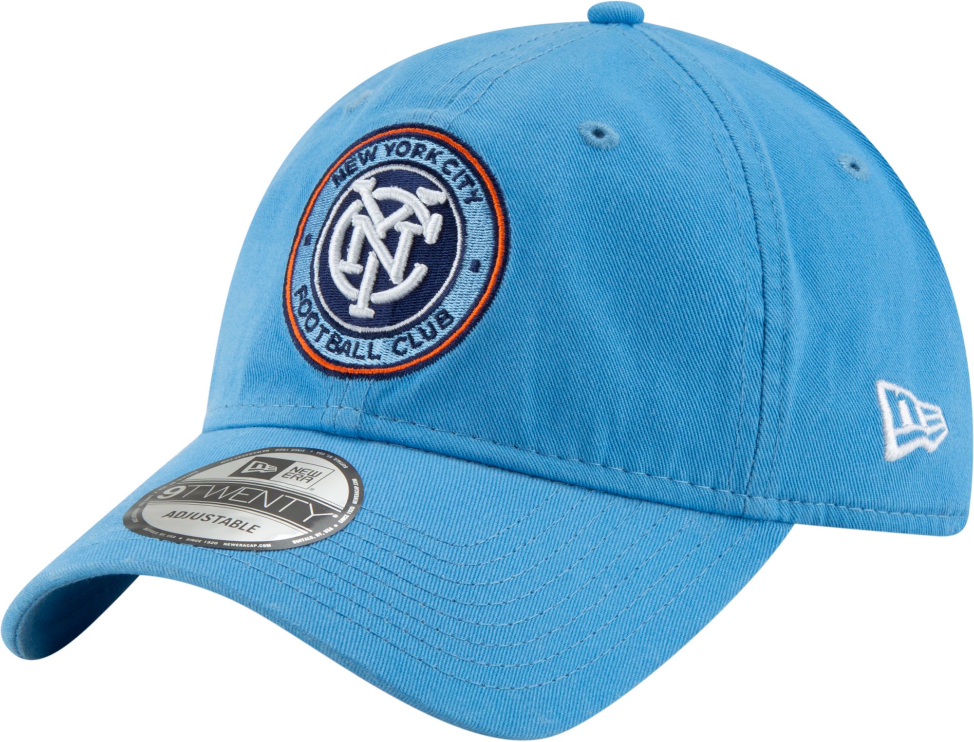 New Era Men's New York City FC Blue Core Classic 9Twenty Adjustable Hat - Blue