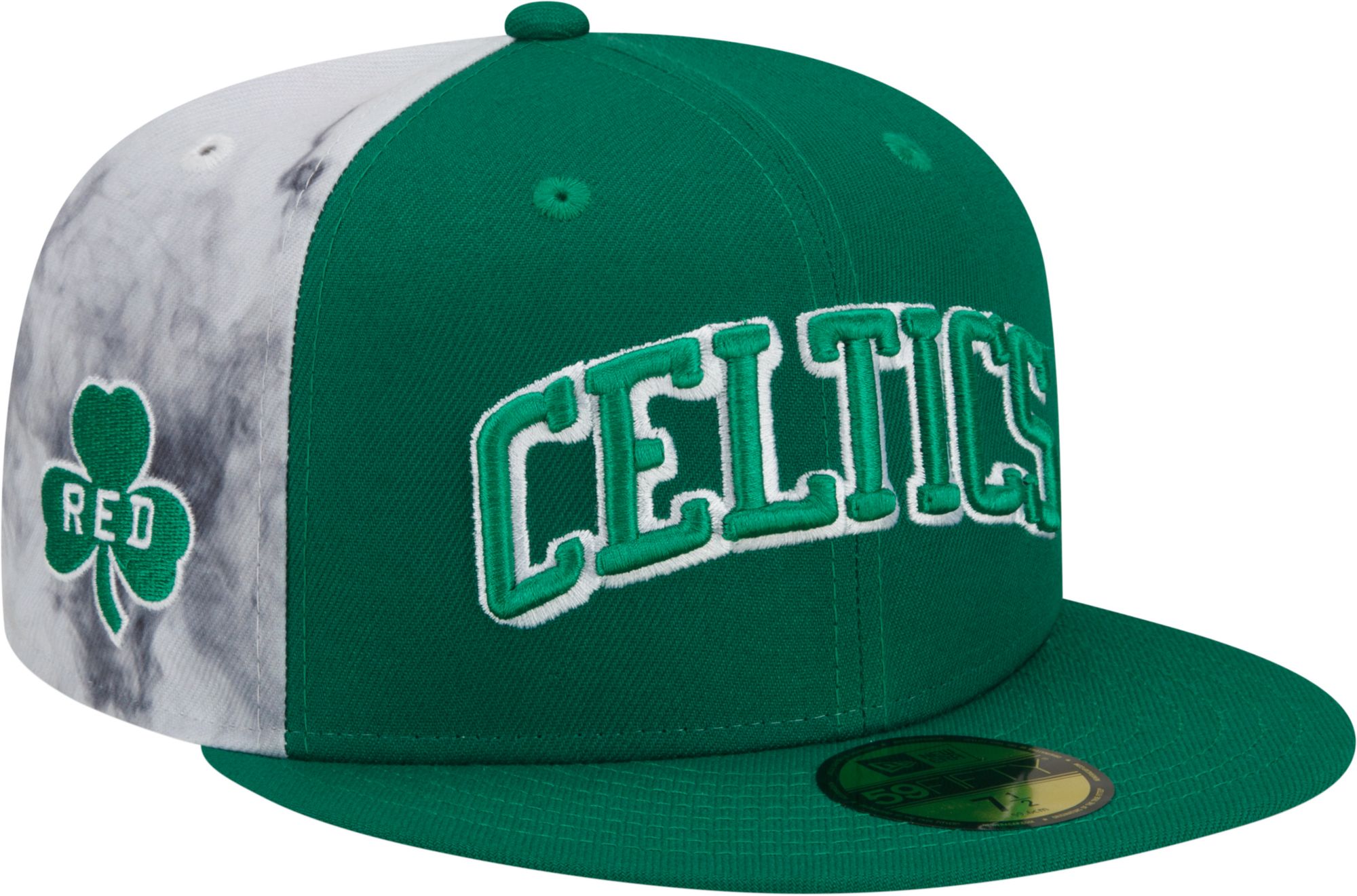 New Era / Men's 2021-22 City Edition Boston Celtics Green 59Fifty Fitted Hat