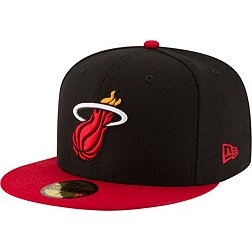 New Era Men's Miami Heat Black 59Fifty Fitted Hat