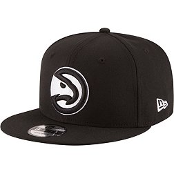 New Era Men's Atlanta Hawks Black 9Fifty Adjustable Hat