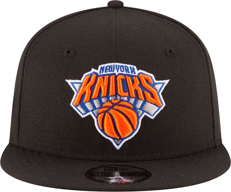 New Era Men's New York Knicks Black 9Fifty Adjustable Hat