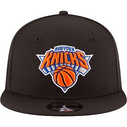 New Era Men's New York Knicks Black 9Fifty Adjustable Hat