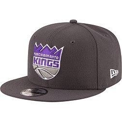 New Era Men's Sacramento Kings Black 9Fifty Adjustable Snapback Hat