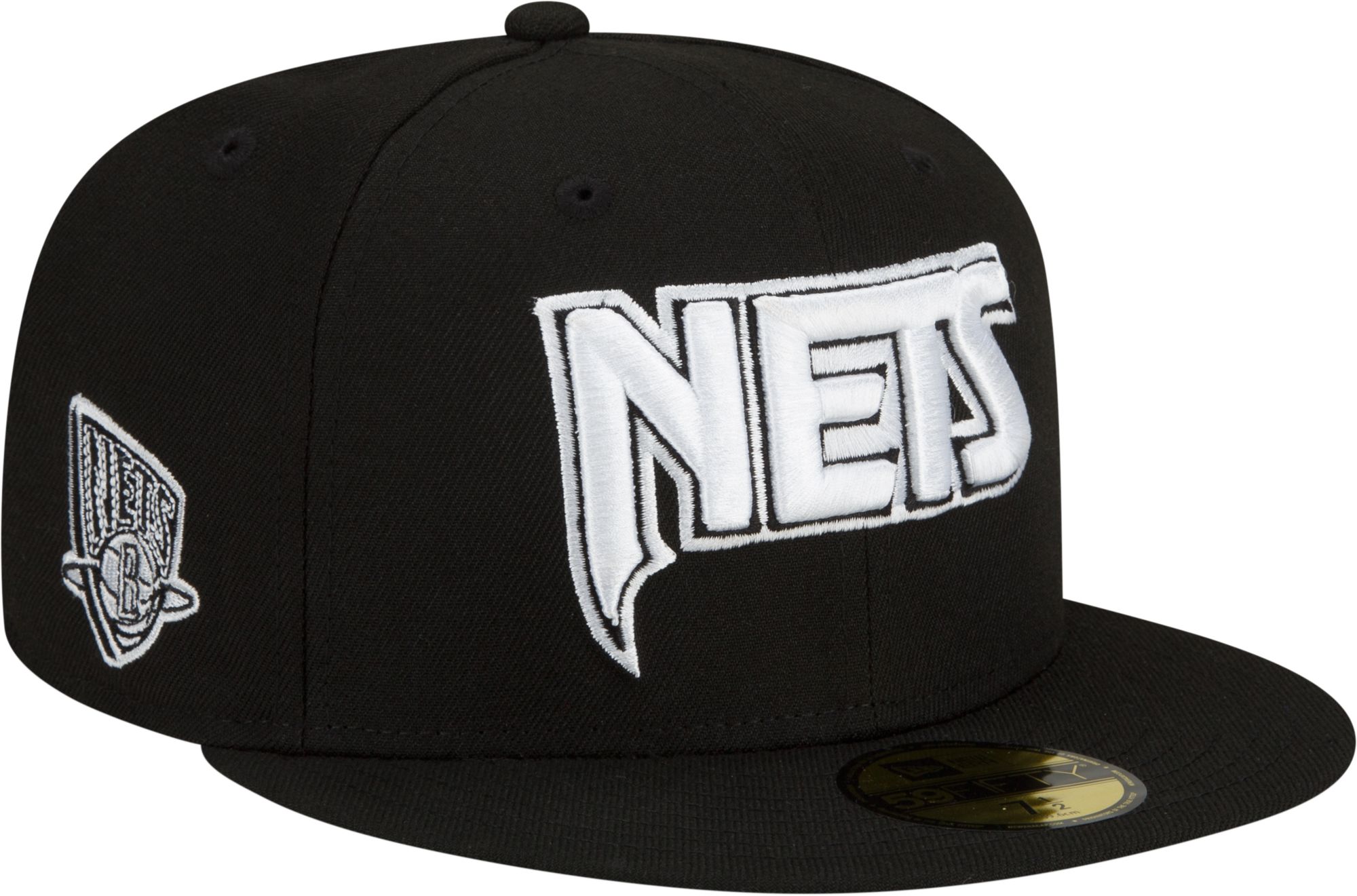 New Era / Men's 2021-22 City Edition Brooklyn Nets Black 59Fifty Fitted Hat