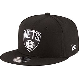 New Era Men's Brooklyn Nets Black 9Fifty Adjustable Hat