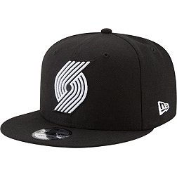 New Era Men's Portland Trail Blazers Black 9Fifty Adjustable Hat