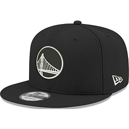 New Era Men's Golden State Warriors Black 9Fifty Adjustable Hat