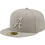 New Era Men's Alabama Crimson Tide Grey Tonal 59Fifty Fitted Hat