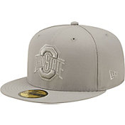 New Era Men's Ohio State Buckeyes Grey Tonal 59Fifty Fitted Hat