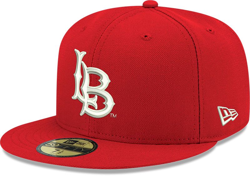 New Era Men's Long Beach State 49ers Red 59Fifty Fitted Hat