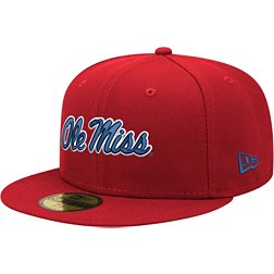 New Era Men's Ole Miss Rebels Red 59Fifty Fitted Hat